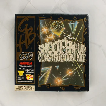 A Shoot-Em-Up Construction Kit Amiga játék dobozának előlapja