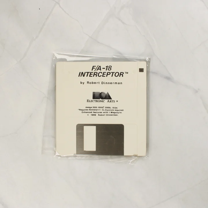 F/A-18 Interceptor floppy F/A-18 Interceptor 3,5 colos floppy lemez