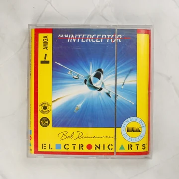 F/A-18 Interceptor Amiga játék doboza elölről