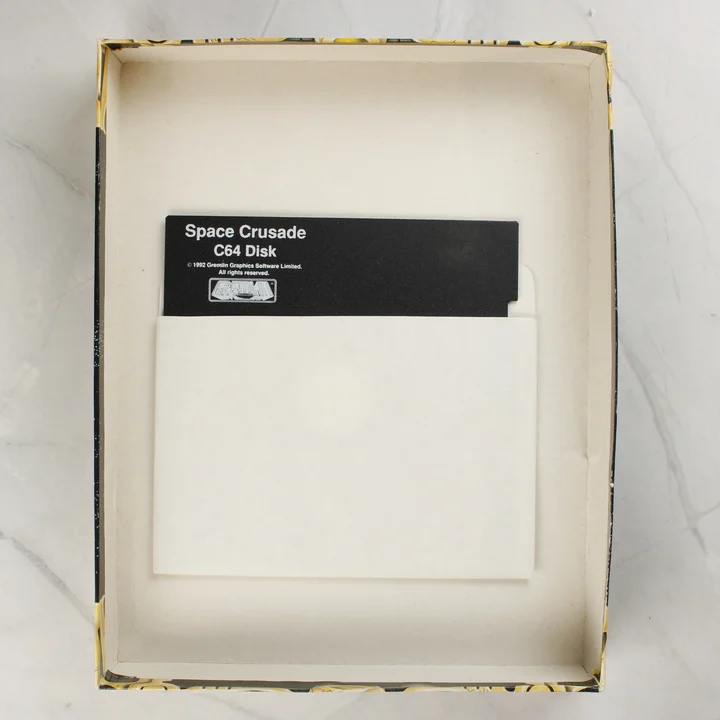 Space Crusade C64 floppy lemez Space Crusade 5,25 colos floppy lemez papírtokban