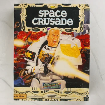 Space Crusade Commodore 64 játék dobozának eleje