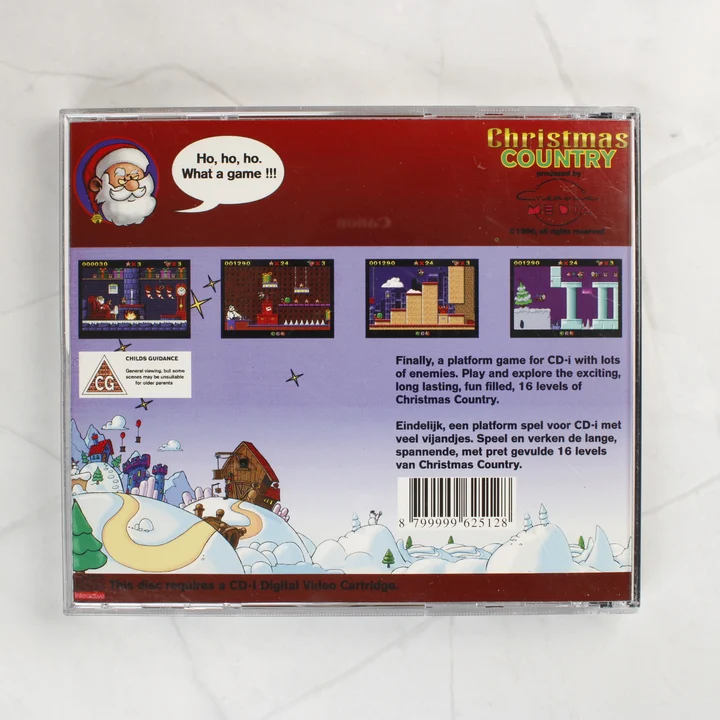 Christmas Country Philips CD-i játék hátoldala