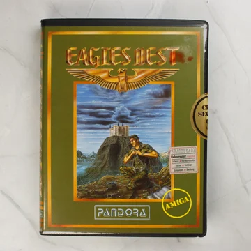 Az Into the Eagle's Nest Amiga játék dobozának előlapja
