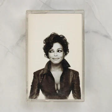 Janet Jackson Design Of The Decade magnókazetta elölnézete a tokban