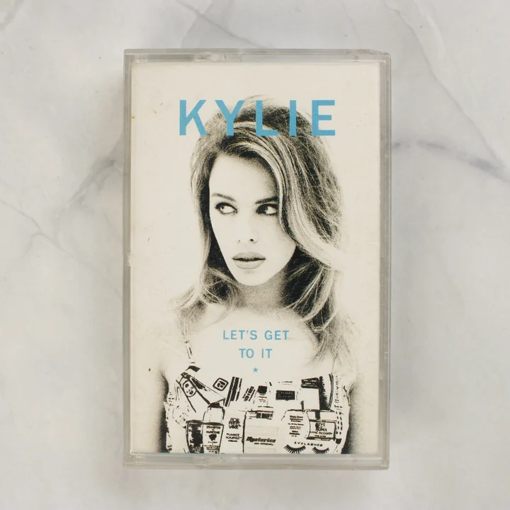 Kylie Minogue Let's Get To It magnókazetta elölnézete a tokban