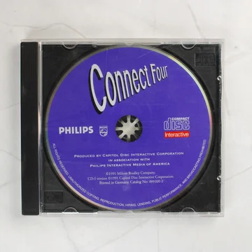 Connect Four Philips CD-I lemez a tokjában