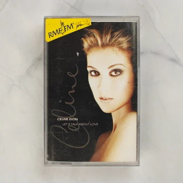 Celine Dion Let's Talk About Love magnókazetta elölnézete tokban