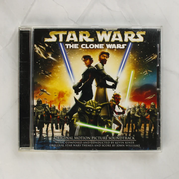 Star Wars The Clone Wars filmzene CD előlapja