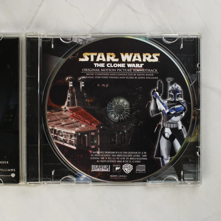 Star Wars The Clone Wars CD lemez a tokban