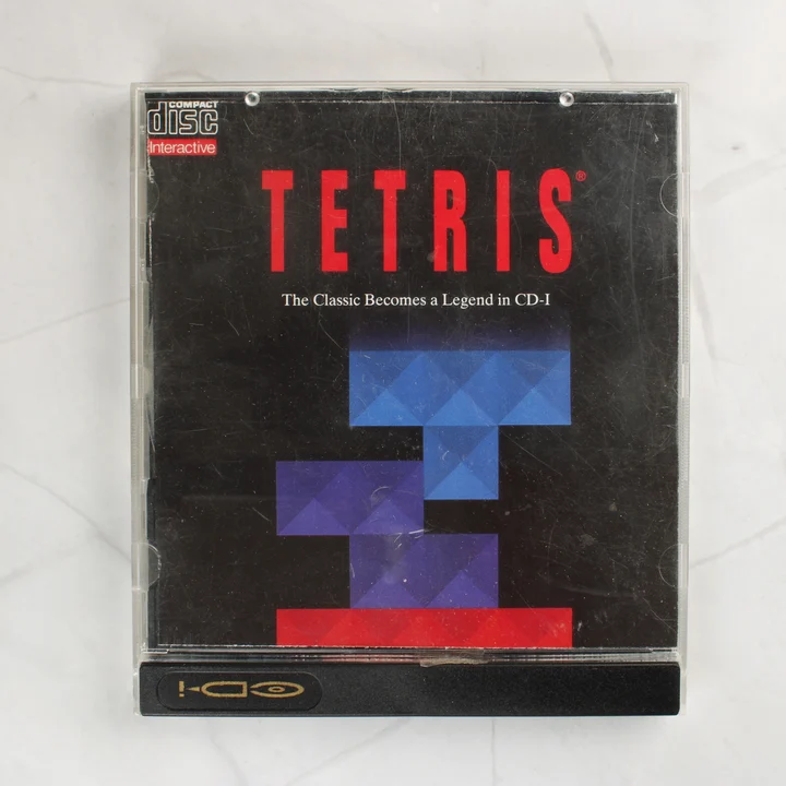 Tetris CD-i játék előlap Tetris CD-i játék elölnézete a tokban