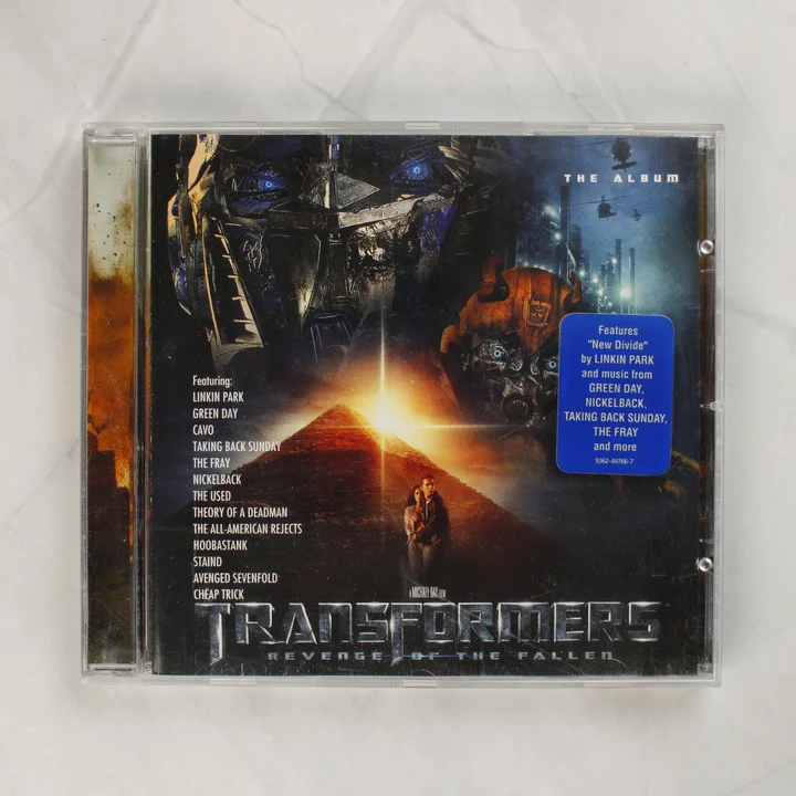 Transformers Revenge of the Fallen CD előlap Transformers Revenge of the Fallen filmzenei CD előlapja normál tokban