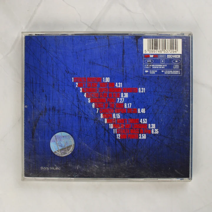 Apollo 440 Electro Glide in Blue CD hátoldala számlistával