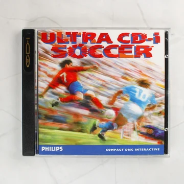 Ultra CD-i Soccer videójáték előlapi borítója normál CD-tokban