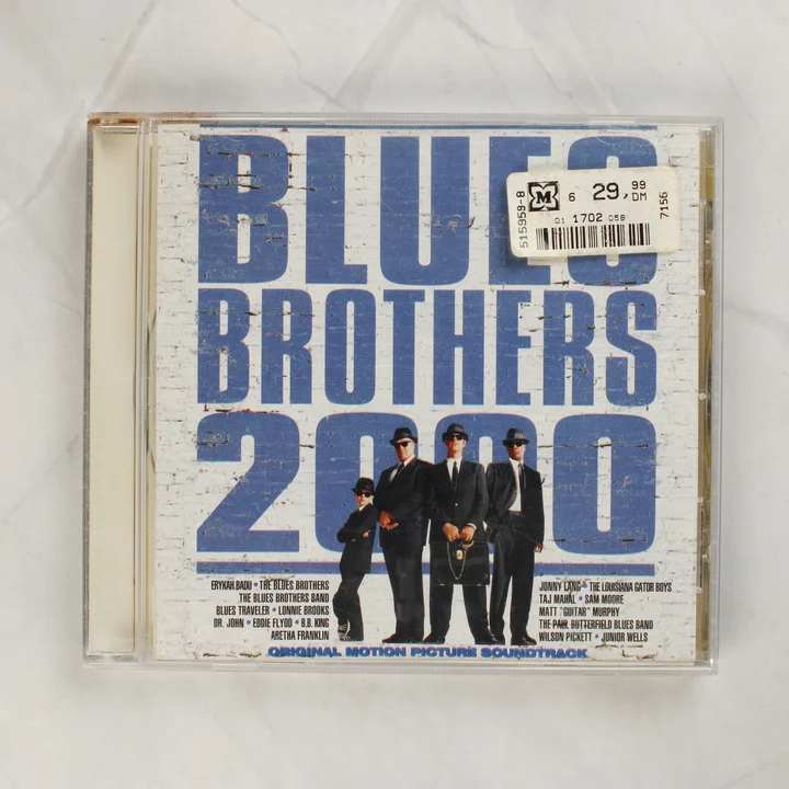 Blues Brothers 2000 filmzene CD előlapja normál tokban