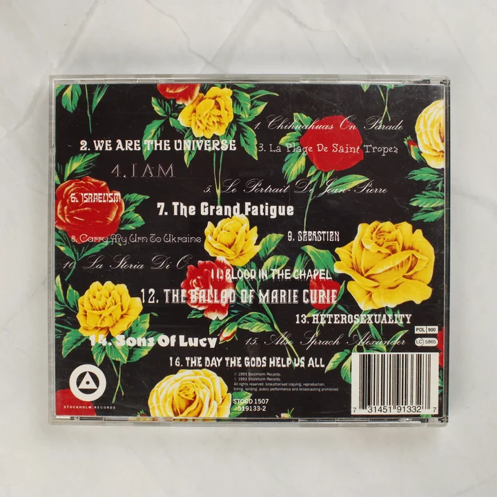 Army of Lovers CD hátlap Army of Lovers The Gods of Earth and Heaven CD hátlapja