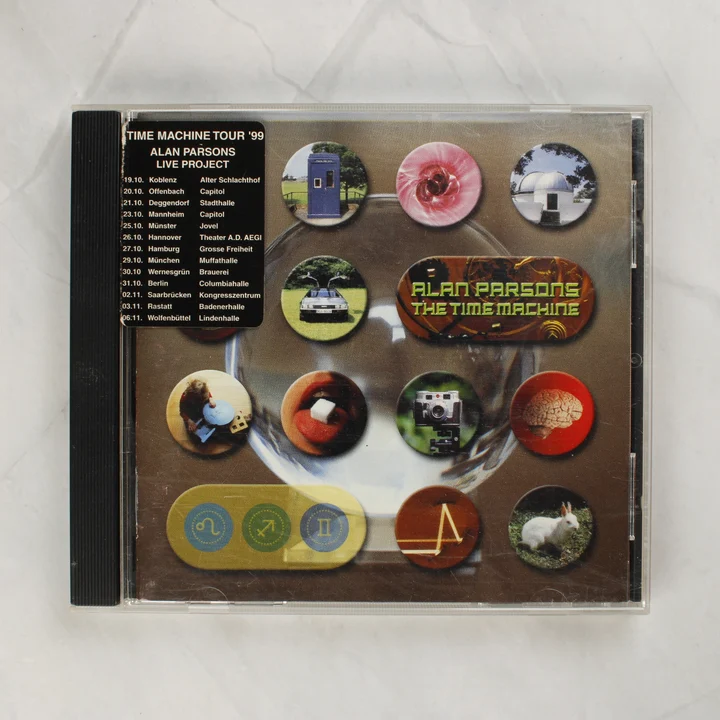 Alan Parsons The Time Machine CD előlapja turnématricával