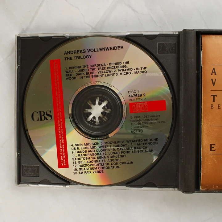Andreas Vollenweider The Trilogy első CD lemez