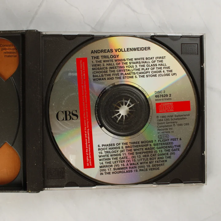 Andreas Vollenweider The Trilogy második CD lemez