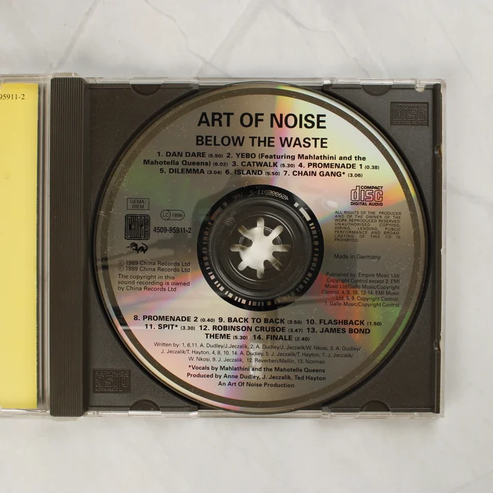 Art of Noise Below the Waste CD lemez a tokban