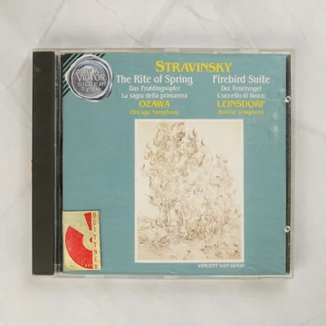 Stravinsky The Rite of Spring és Firebird Suite CD előlapja