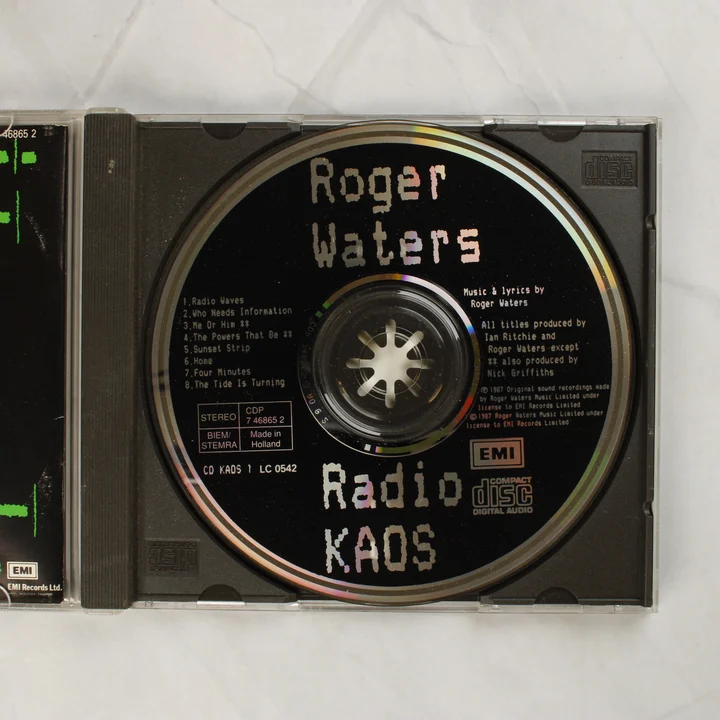 Roger Waters Radio KAOS CD lemez a tokban