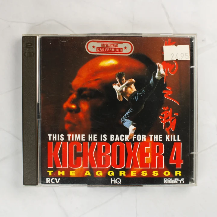 A Kickboxer 4 Video CD elülső borítója műanyag tokban