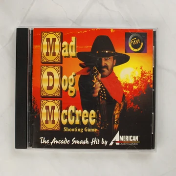 Mad Dog McCree PC játék elülső borítója normál CD-tokban
