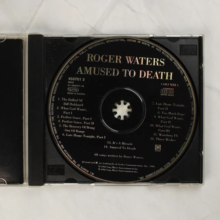 Roger Waters Amused to Death kompaktlemez a tokban