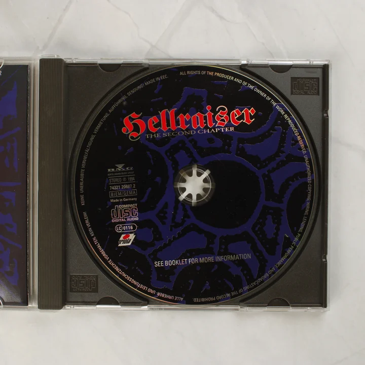 Hellraiser: The Second Chapter CD lemez a tokban