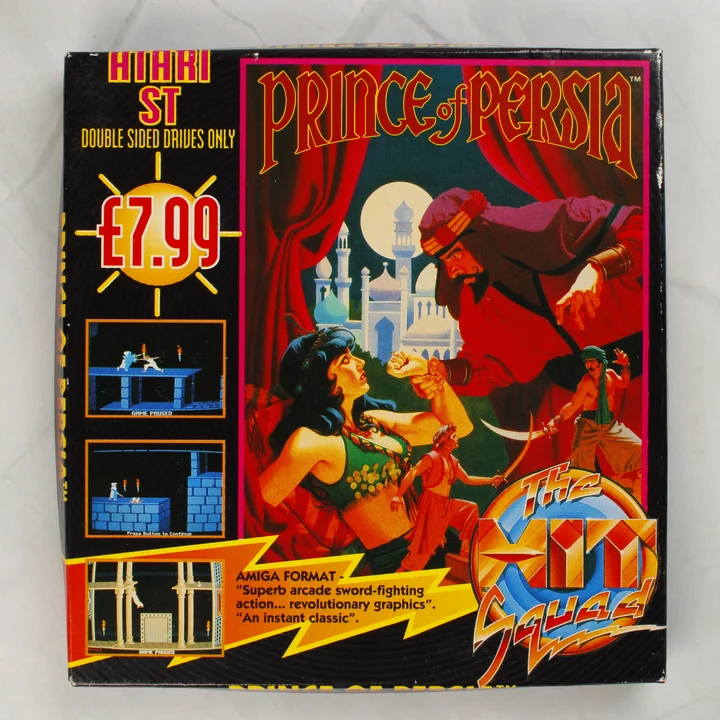 Prince of Persia Atari ST doboz Prince of Persia Atari ST doboz eleje