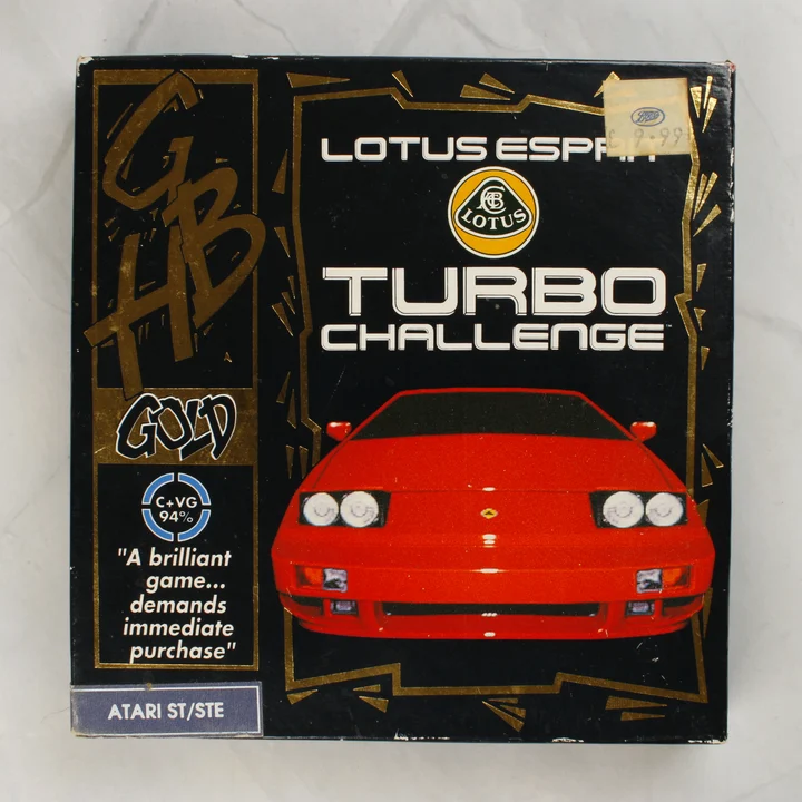 Lotus Esprit Turbo Challenge Atari ST doboz elölnézete