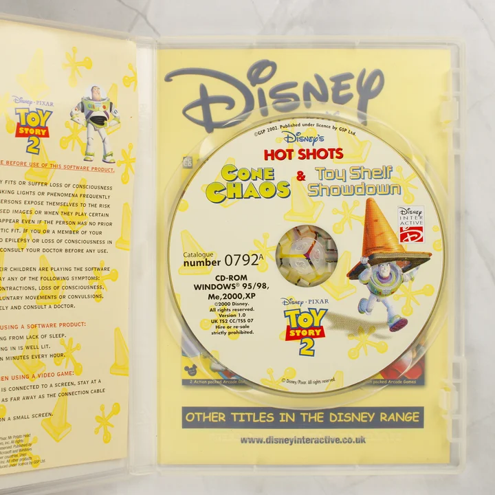 Disney Hotshots Toy Story 2 lemez Disney Hotshots Toy Story 2 nyitott tok és CD
