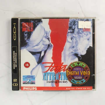 A Fatal Attraction Philips CD-i film előlapi borítója műanyag tokban