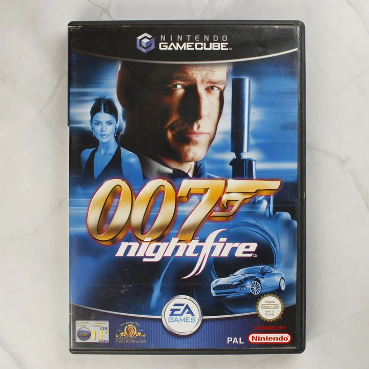 007 Nightfire GameCube előlap 007 Nightfire Nintendo GameCube játék előlapja