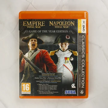 Empire és Napoleon Total War Classics Collection PC játék borítója