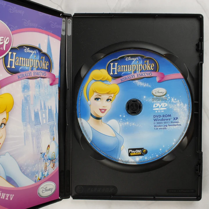 Disney Hamupipőke Királyi esküvő PC lemez Disney Hamupipőke Királyi esküvő nyitott tok lemezzel