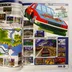 A Sega Magazine belső oldalpárja a Daytona USA játék pályaleírásával.