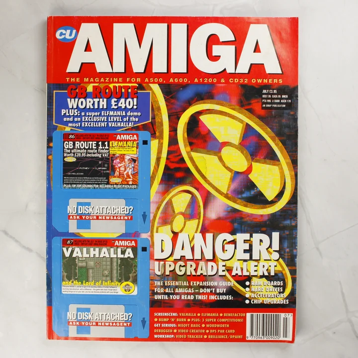 A CU Amiga magazin 1994. júliusi számának borítója