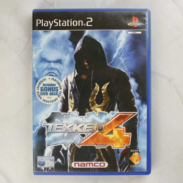 Tekken 4 PS2 borítókép Tekken 4 PlayStation 2 játék borítója