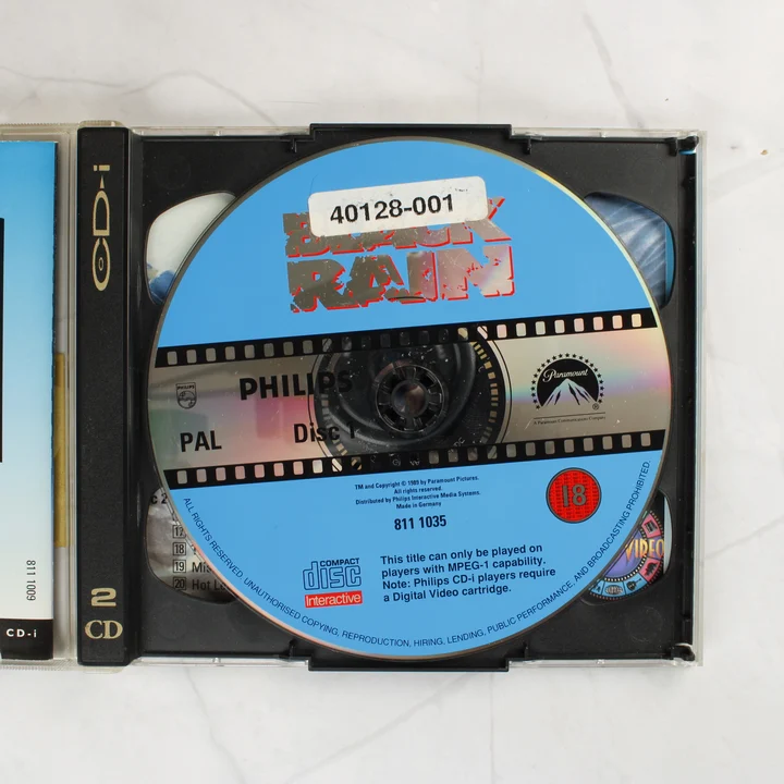 Black Rain CD-i 1. lemez A Black Rain CD-i első lemeze a tokban