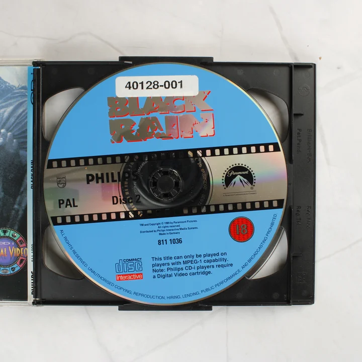 Black Rain CD-i 2. lemez A Black Rain CD-i második lemeze a tokban