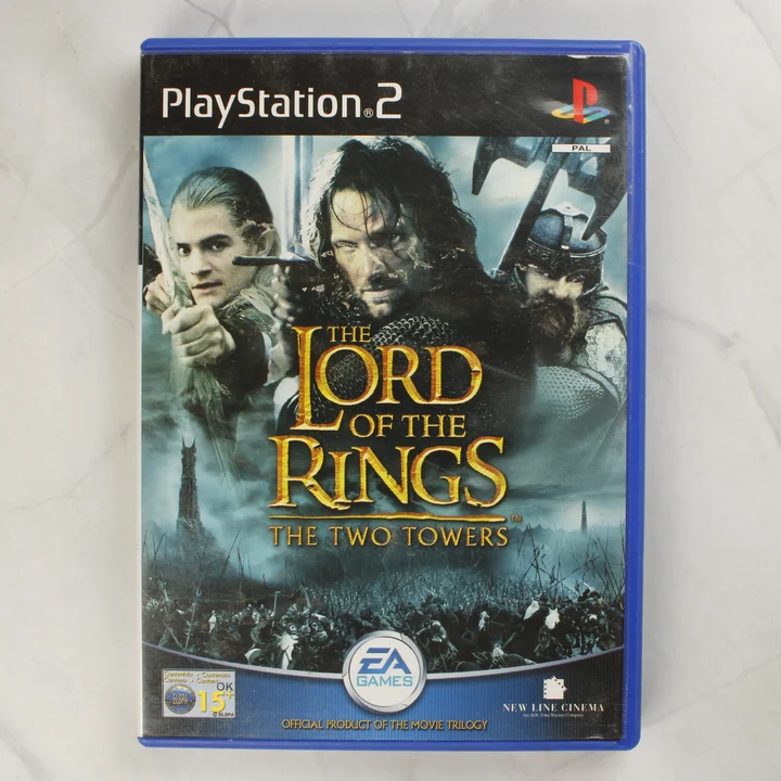 The Lord of the Rings: The Two Towers PS2 játék borítója
