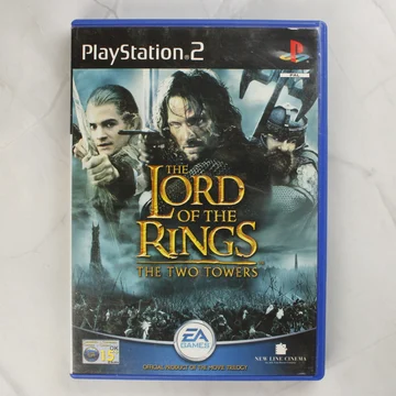 The Lord of the Rings: The Two Towers PS2 játék borítója