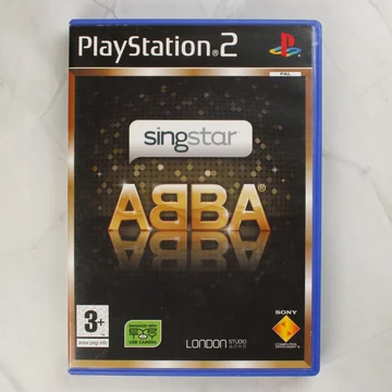 SingStar ABBA PlayStation 2 játék előlapi borítója