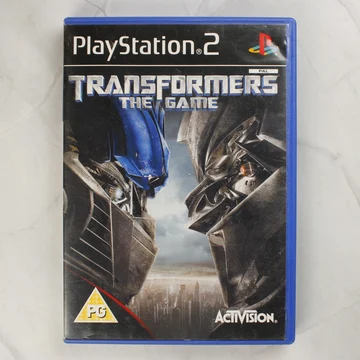 Transformers The Game PlayStation 2 játék előlapja