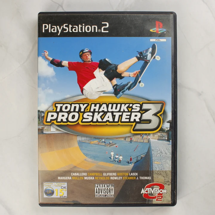 Tony Hawk's Pro Skater 3 PS2 borító Tony Hawk's Pro Skater 3 PlayStation 2 játék borítója