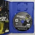 Nyitott Splinter Cell PS2 tok lemezzel és útmutatóval