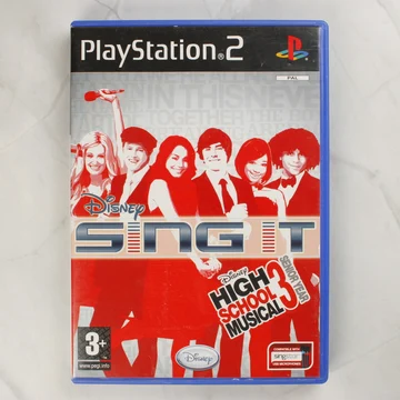 Disney Sing It High School Musical 3 PlayStation 2 játék előlapja