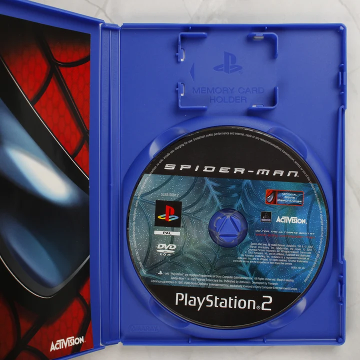 Spider-Man PlayStation 2 játéklemez a tokban
