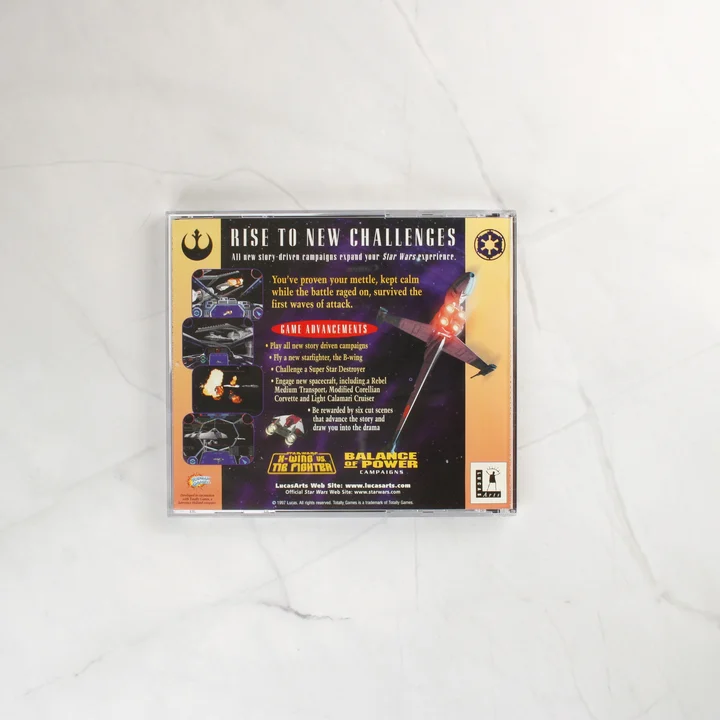 A CD-tok hátoldala a játék leírásával